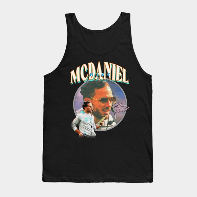 Mike McDaniel Dolphins Coach Tank Top by dsuss